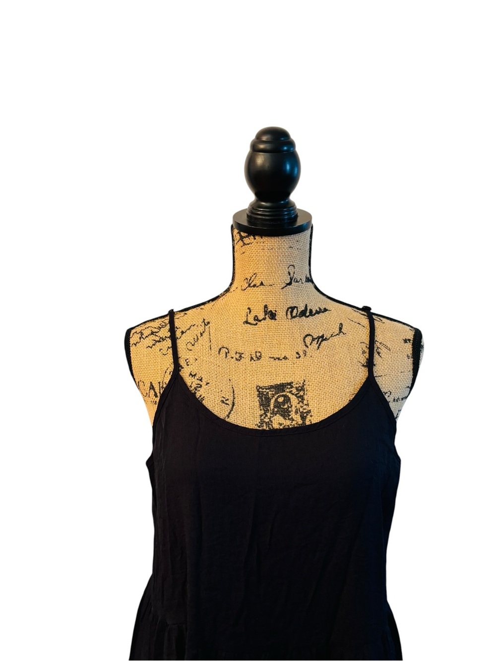 Everyday Black Spaghetti-Strap Mini Dress - Picture 2 of 5